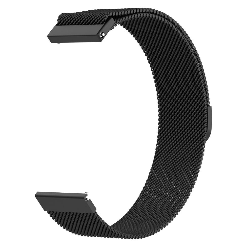 Samsung Galaxy Watch 46mm Armband Milanese Loop, Svart