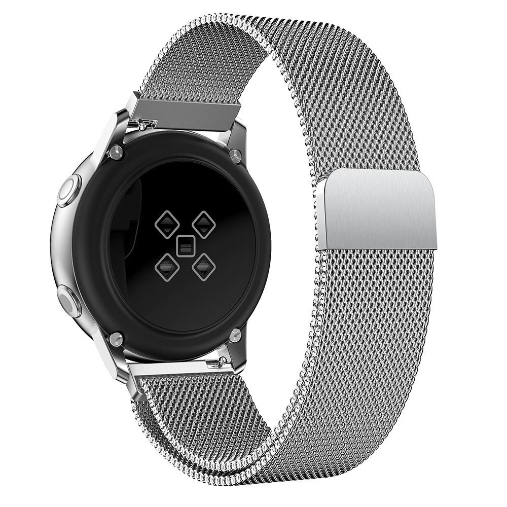 Samsung Galaxy Watch Active Armband Milanese Loop, silver