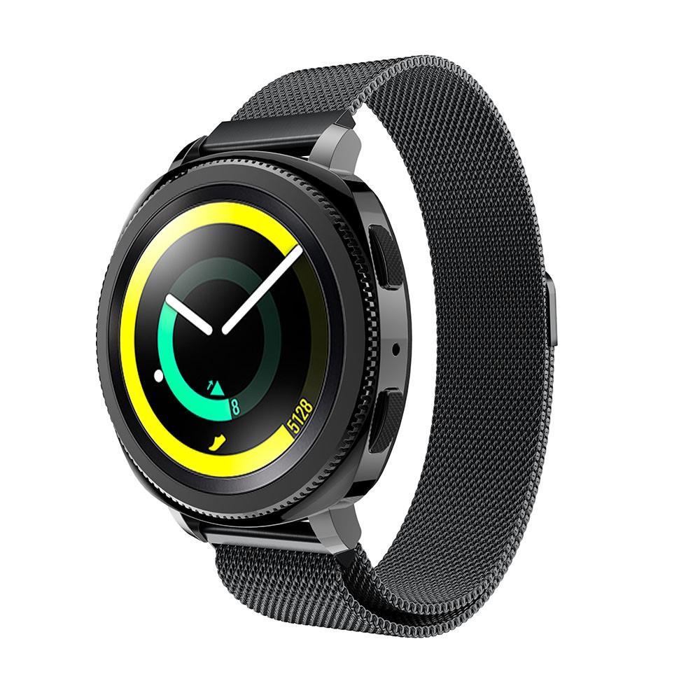 Samsung Gear Sport Armband Milanese Loop, svart