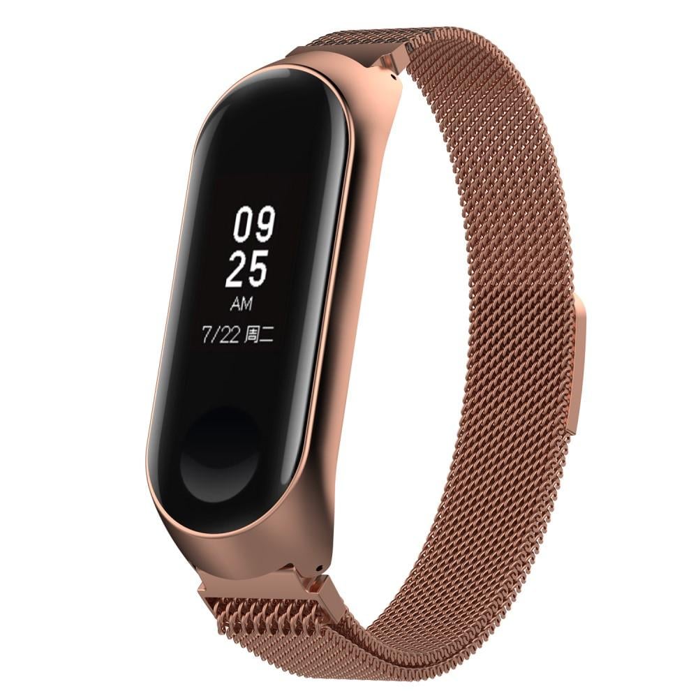 Xiaomi Mi Band 3/4 Armband Milanese Loop, roséguld