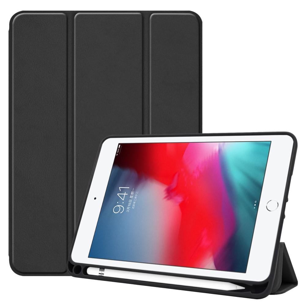 iPad Mini 5th Gen (2019) Tri-fold Fodral med pennhållare, svart