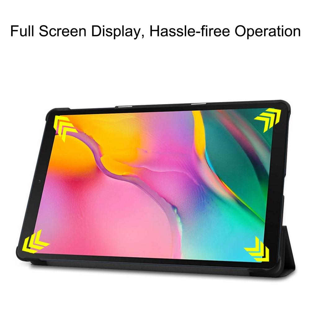 Samsung Galaxy Tab A 10.1 (2019) Tri-Fold Fodral, Svart