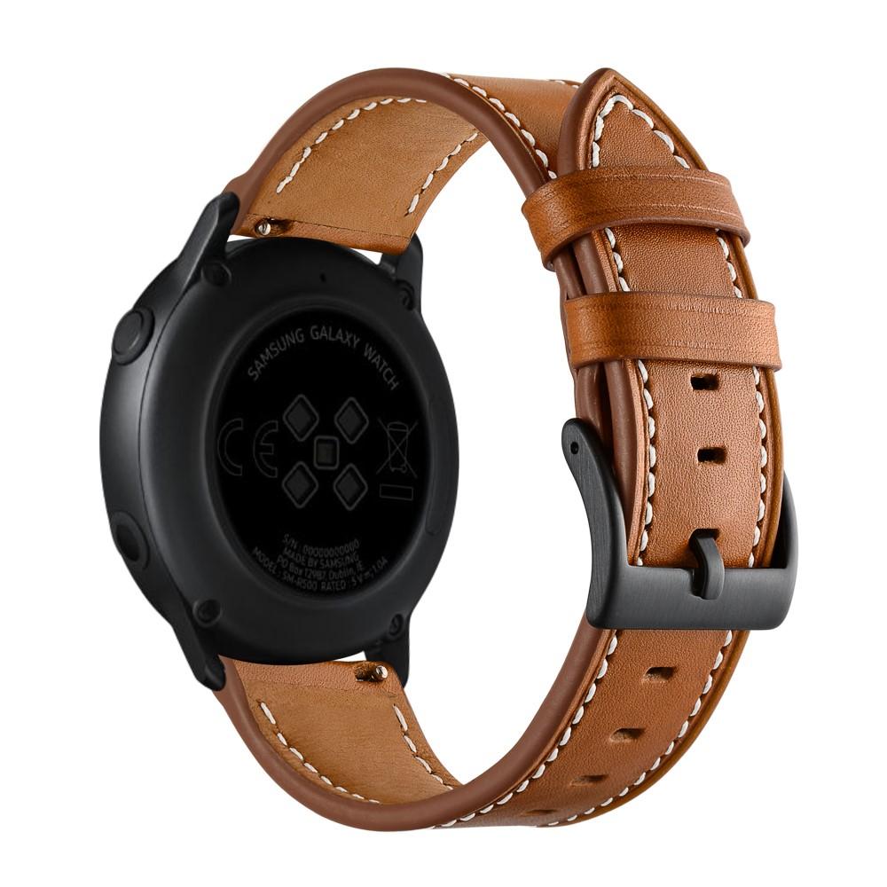Samsung Galaxy Watch 42mm Armband i äkta läder, Brun