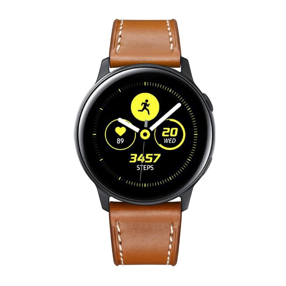 Samsung Galaxy Watch 42mm Armband i äkta läder, Brun