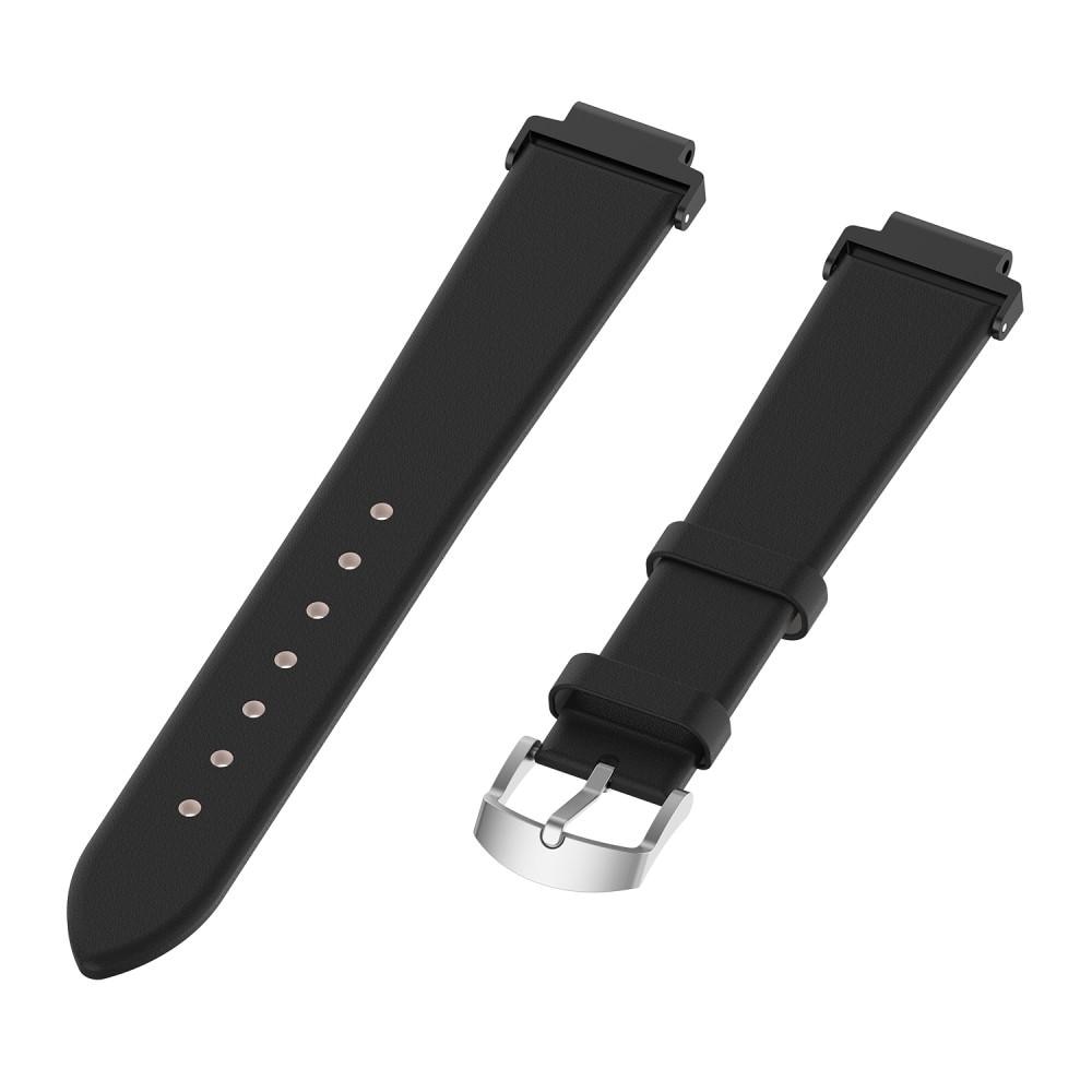 Garmin Forerunner 235/735XT Armband i äkta läder, svart