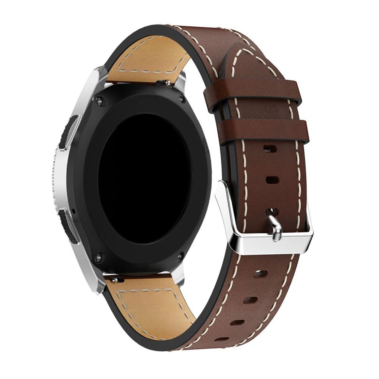 Huawei Watch Buds Armband i äkta läder, brun