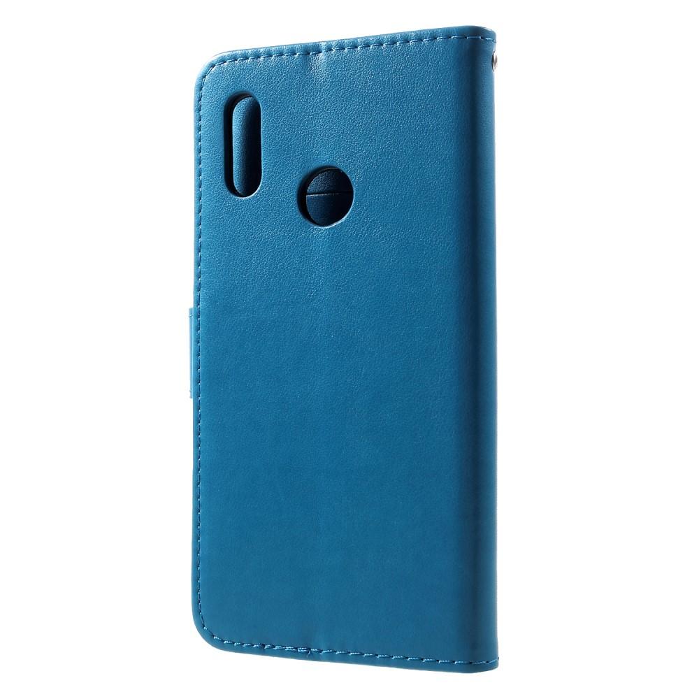 Huawei P Smart 2019 Mobilfodral med fjärilar, blå