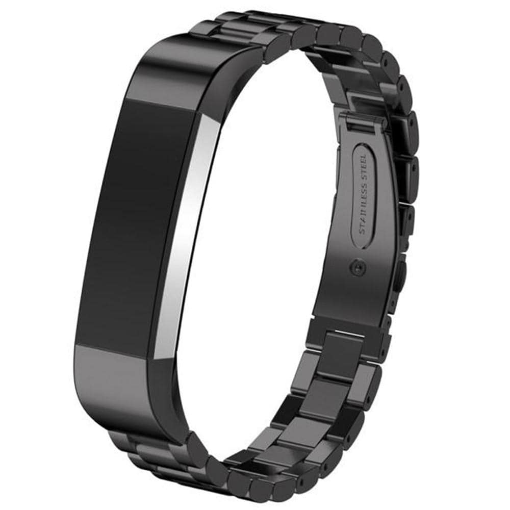Fitbit Alta HR/Alta Stilrent länkarmband i metall, Svart