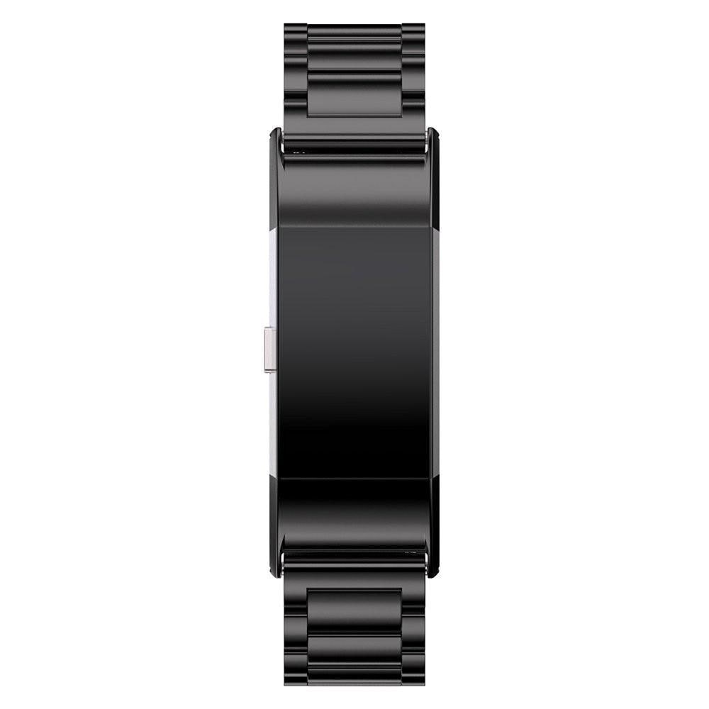 Fitbit Charge 2 Stilrent länkarmband i metall, Svart