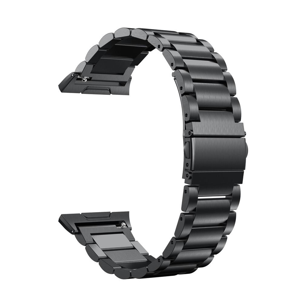Fitbit Ionic Stilrent länkarmband i metall, Svart