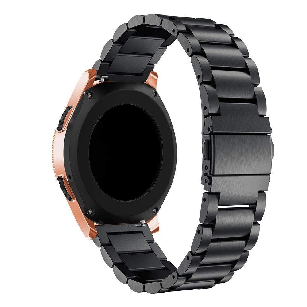 Samsung Galaxy Watch 42mm Stilrent länkarmband i metall, Svart