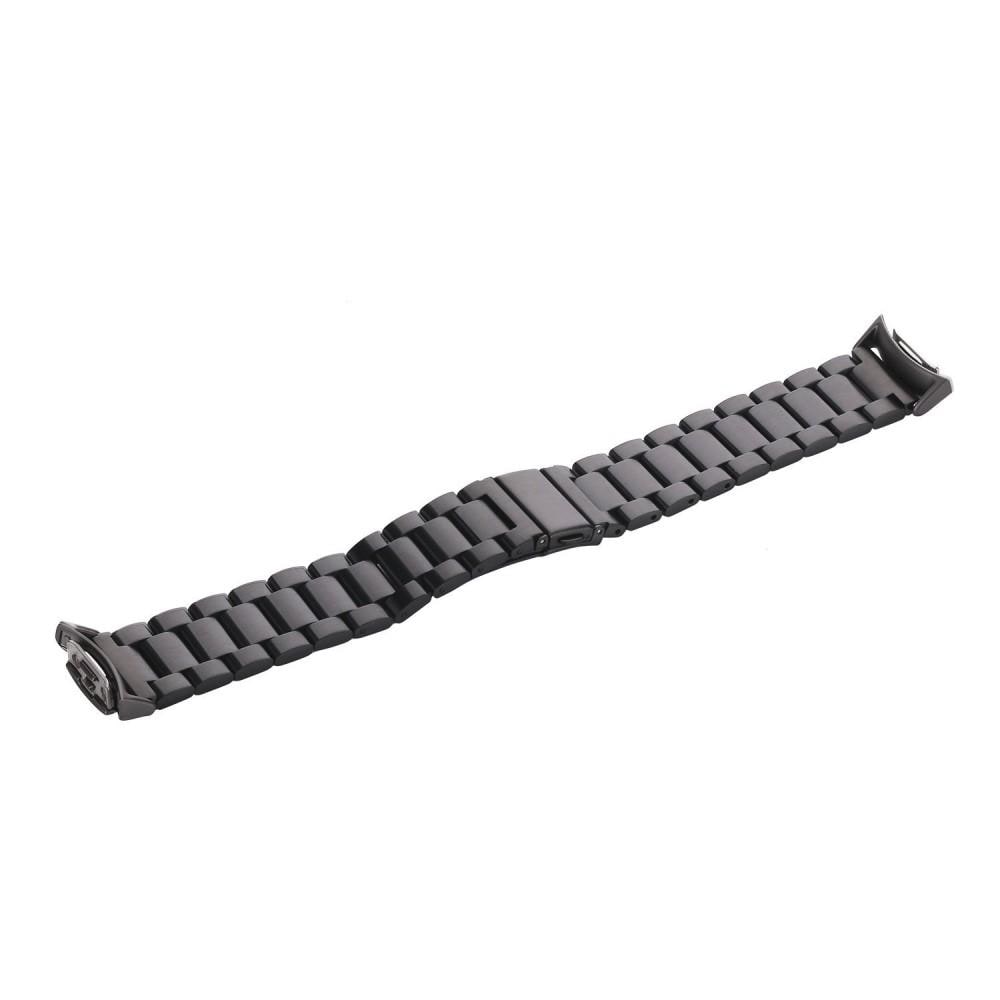   Stilrent länkarmband i metall, Svart