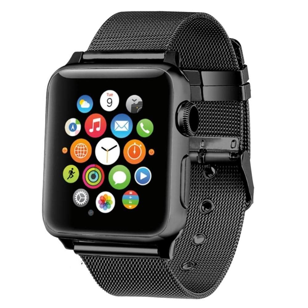 Apple Watch 45mm Series 7 Armband i mesh, svart