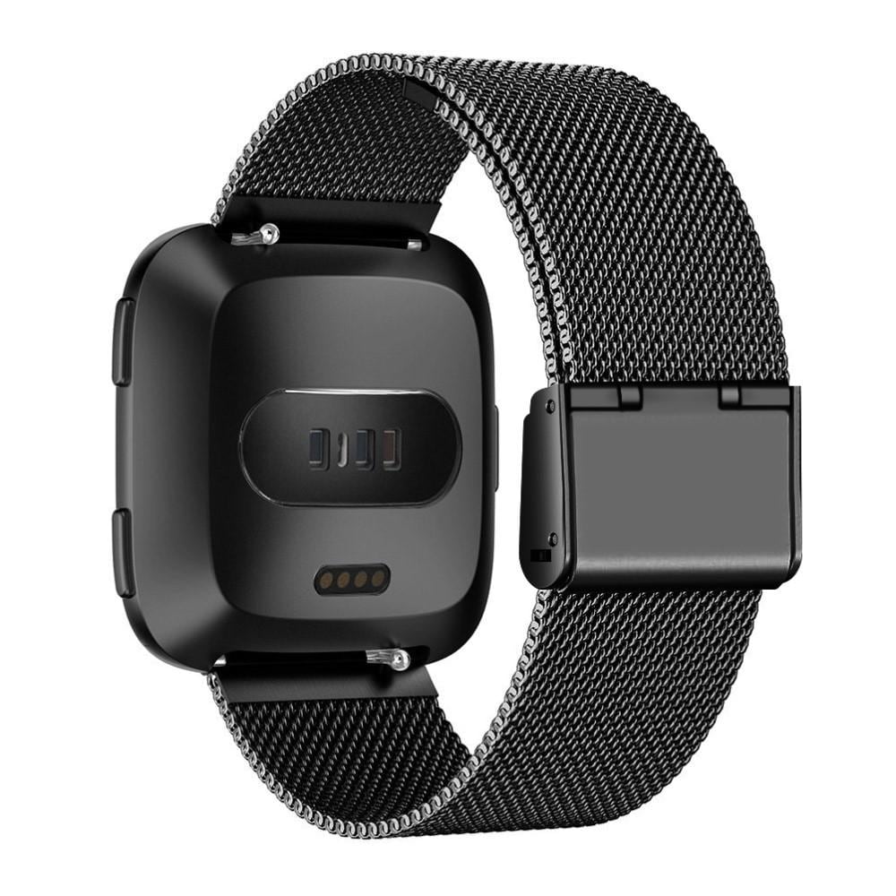 Fitbit Versa/Versa 2 Armband i mesh, Svart
