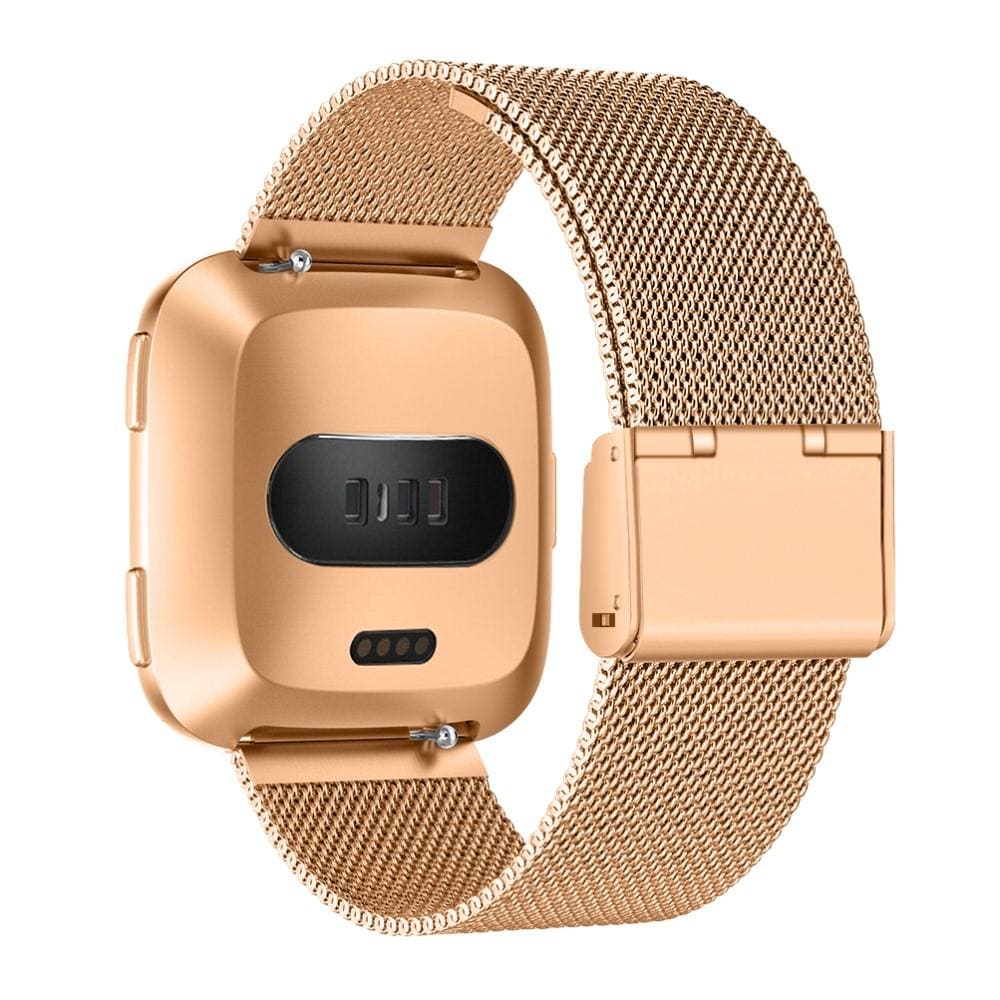 Fitbit Versa/Versa 2 Rose Armband i mesh, roséguld