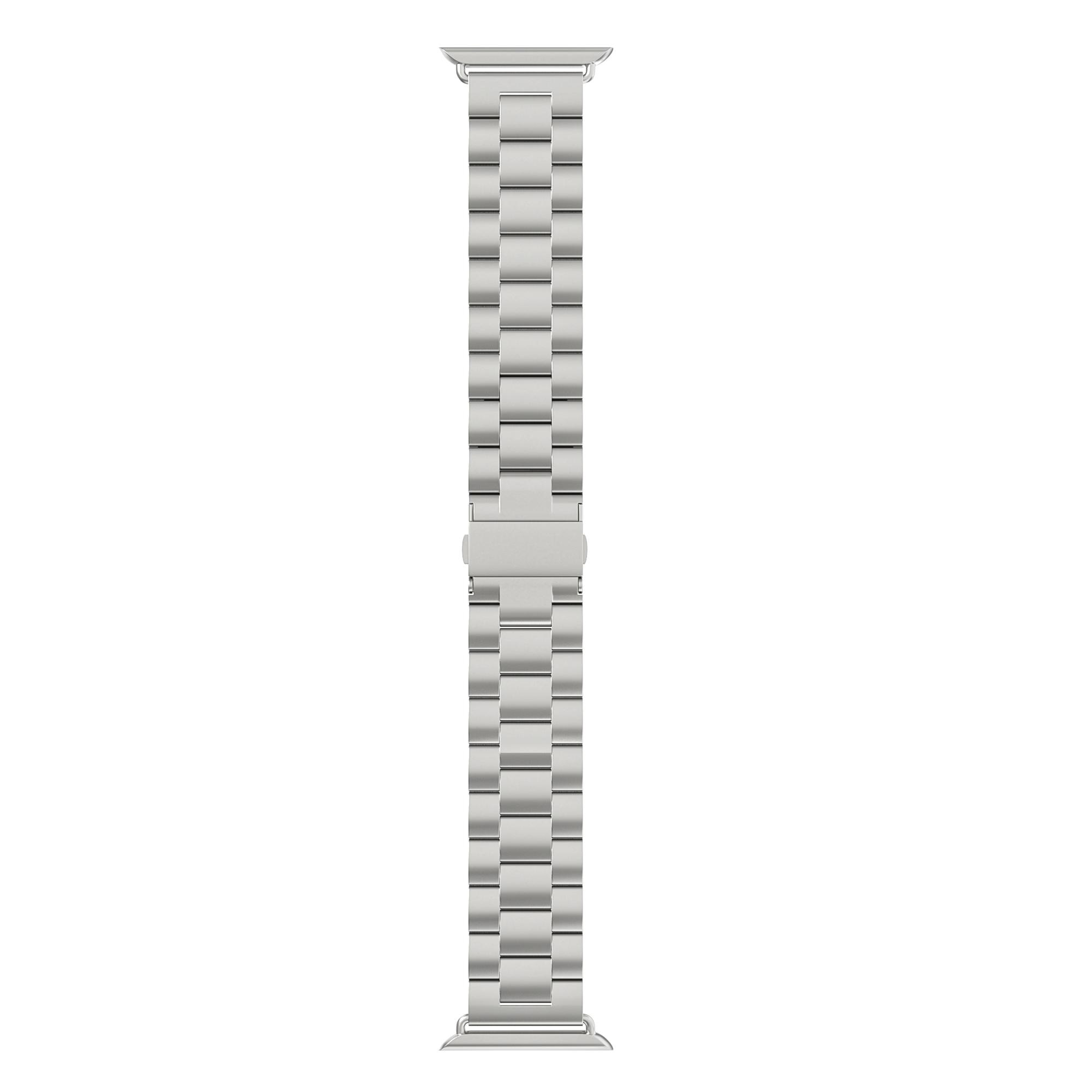 Apple Watch SE 40mm Stilrent länkarmband i metall, silver