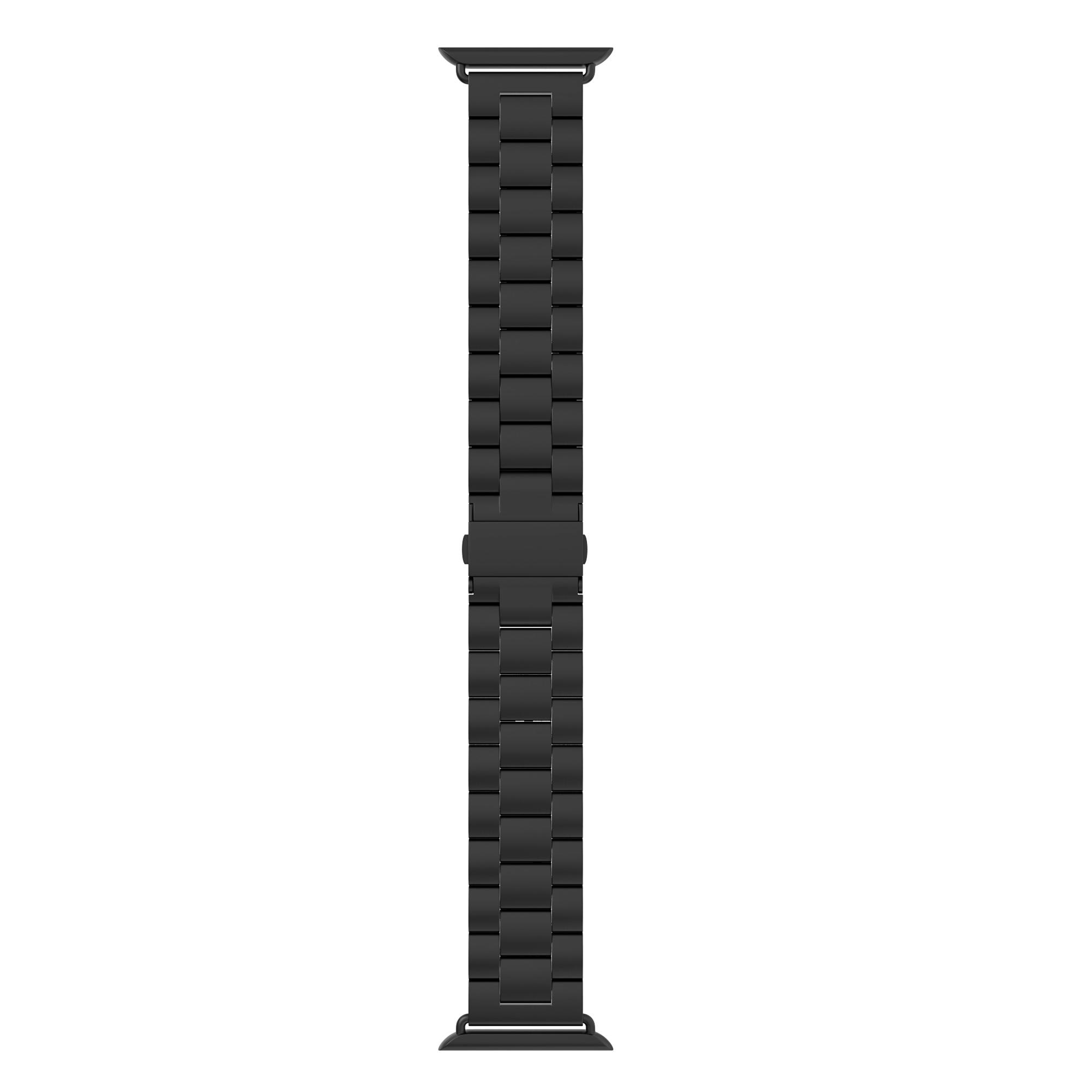 Apple Watch 38mm Stilrent länkarmband i metall, svart