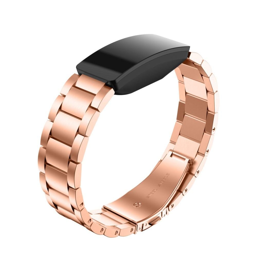 Fitbit Inspire/Inspire HR/Inspire 2 Stilrent länkarmband i metall, Roséguld