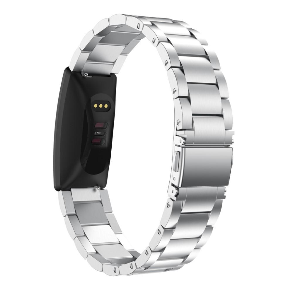 Fitbit Inspire/Inspire HR/Inspire 2 Stilrent länkarmband i metall, Silver