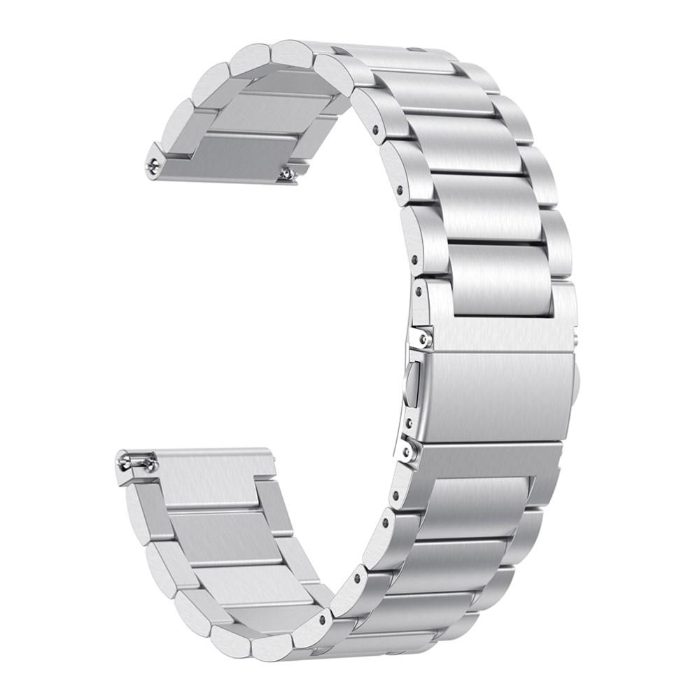 Fitbit Versa/Versa Lite/Versa 2 Stilrent länkarmband i metall, silver