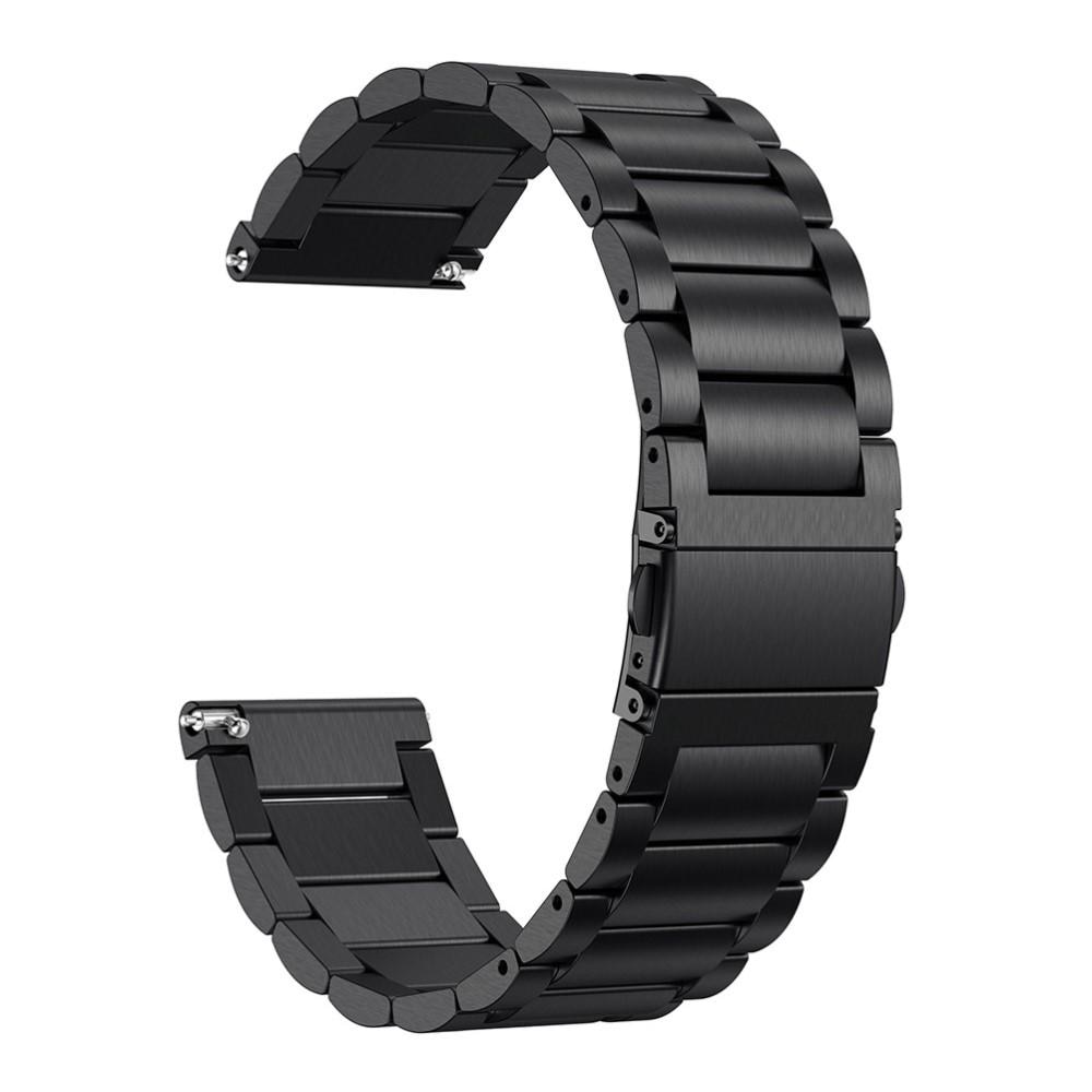 Fitbit Versa/Versa Lite/Versa 2 Stilrent länkarmband i metall, svart
