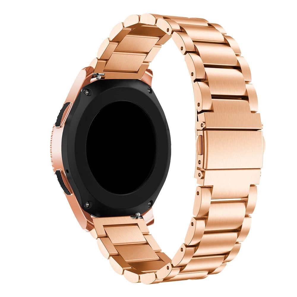 Samsung Galaxy Watch 42mm Stilrent länkarmband i metall, Roséguld