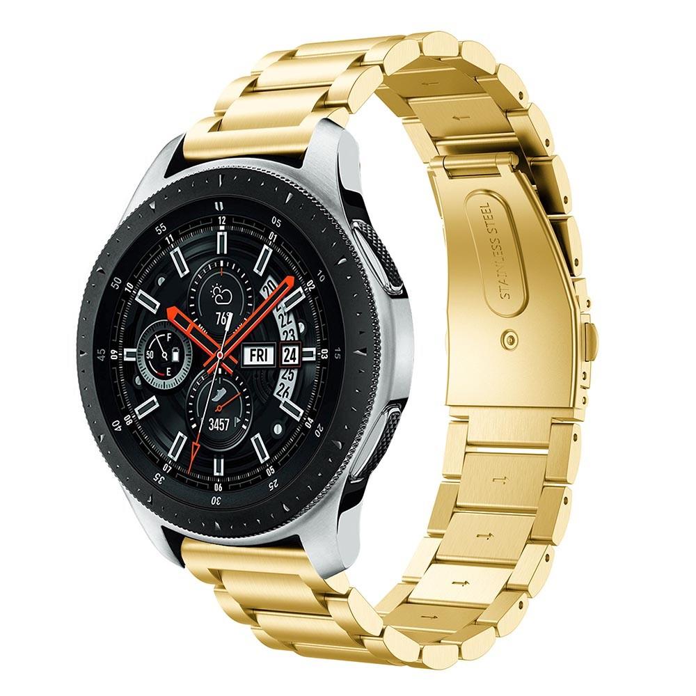 Samsung Galaxy Watch 46mm Stilrent länkarmband i metall, Guld