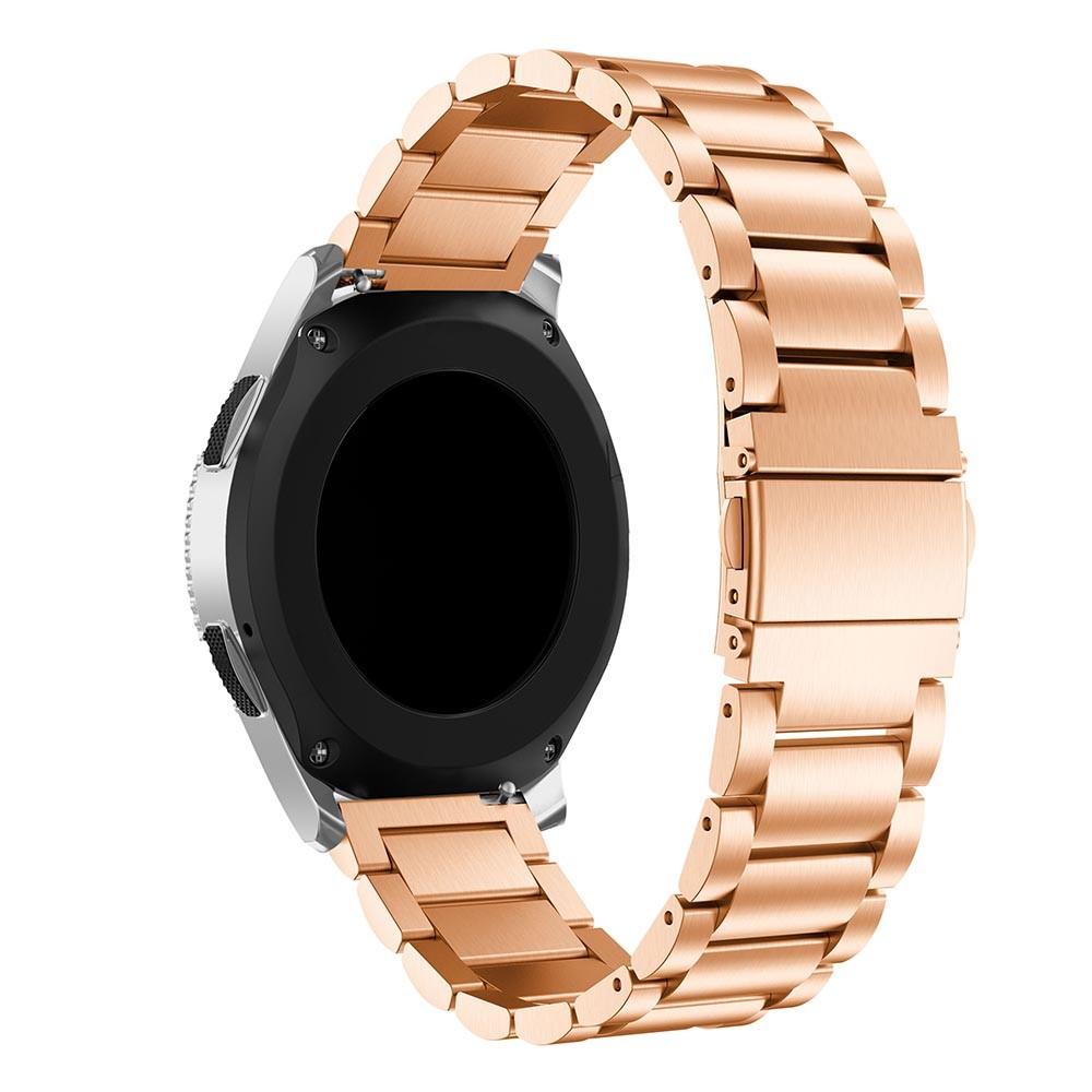 Samsung Galaxy Watch 46mm Stilrent länkarmband i metall, Roséguld