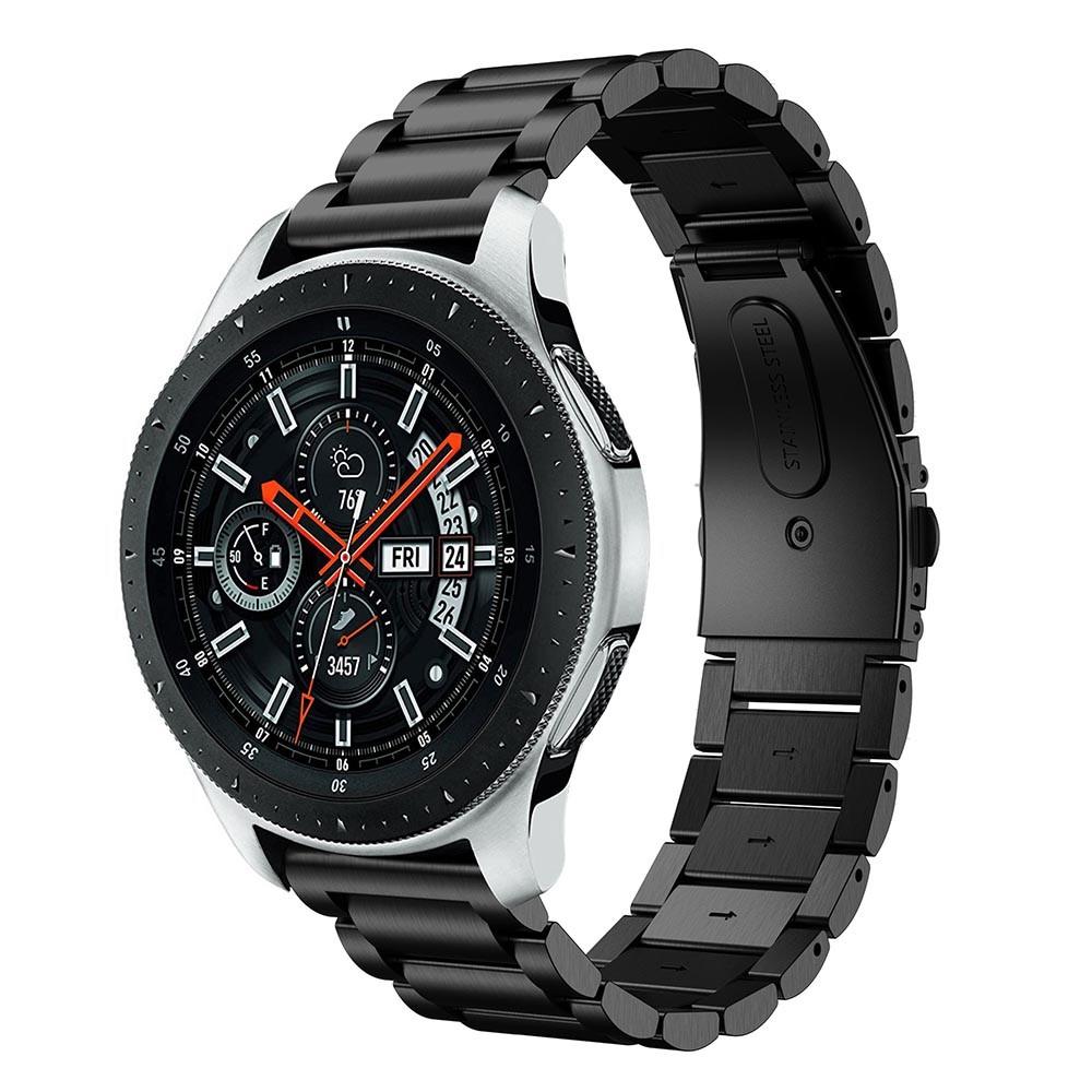 Samsung Galaxy Watch 46mm Stilrent länkarmband i metall, svart