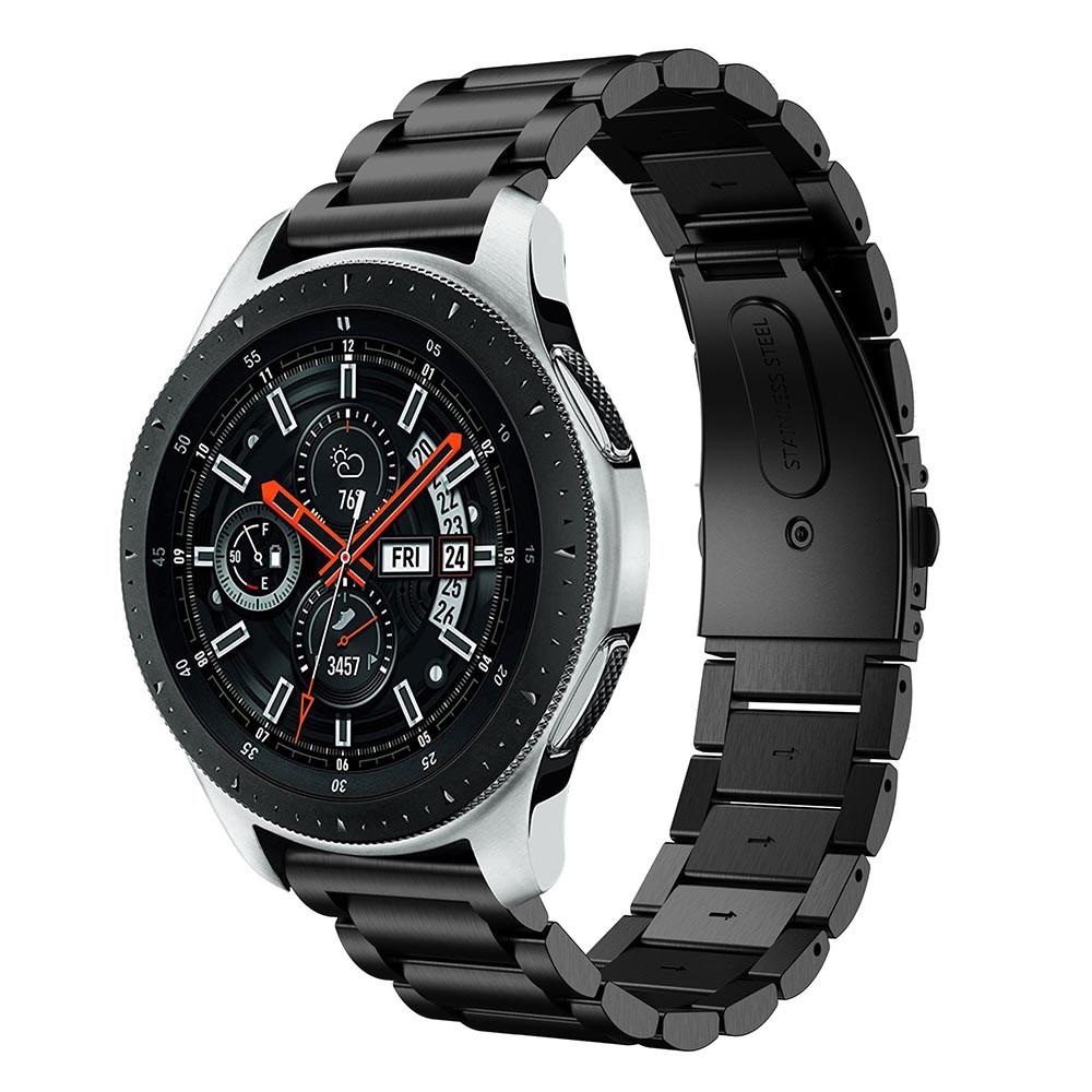 Samsung Galaxy Watch 46mm Stilrent länkarmband i metall, Svart
