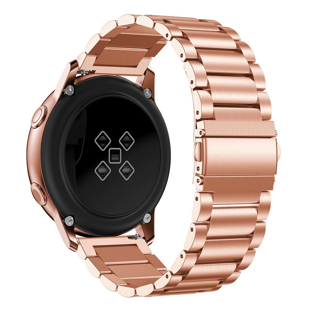 Samsung Galaxy Watch Active Stilrent länkarmband i metall, Roséguld