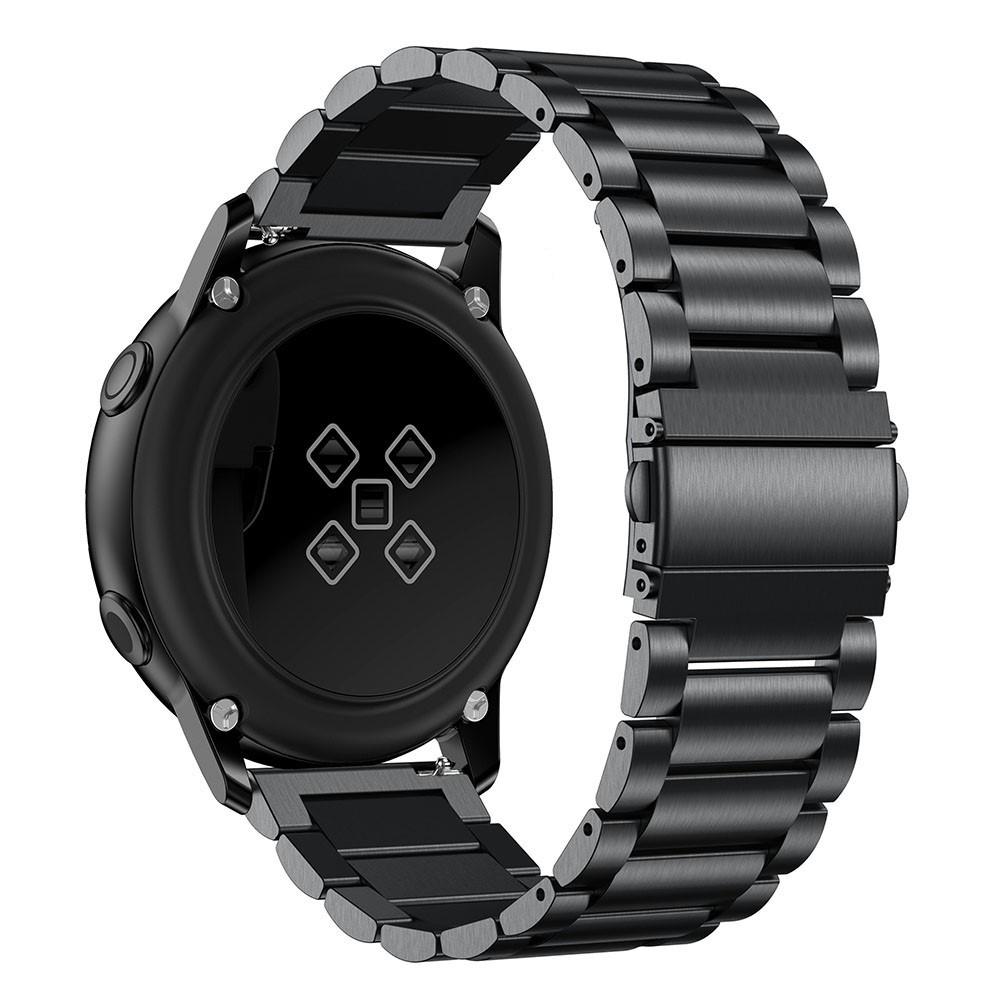 Samsung Galaxy Watch Active Stilrent länkarmband i metall, svart