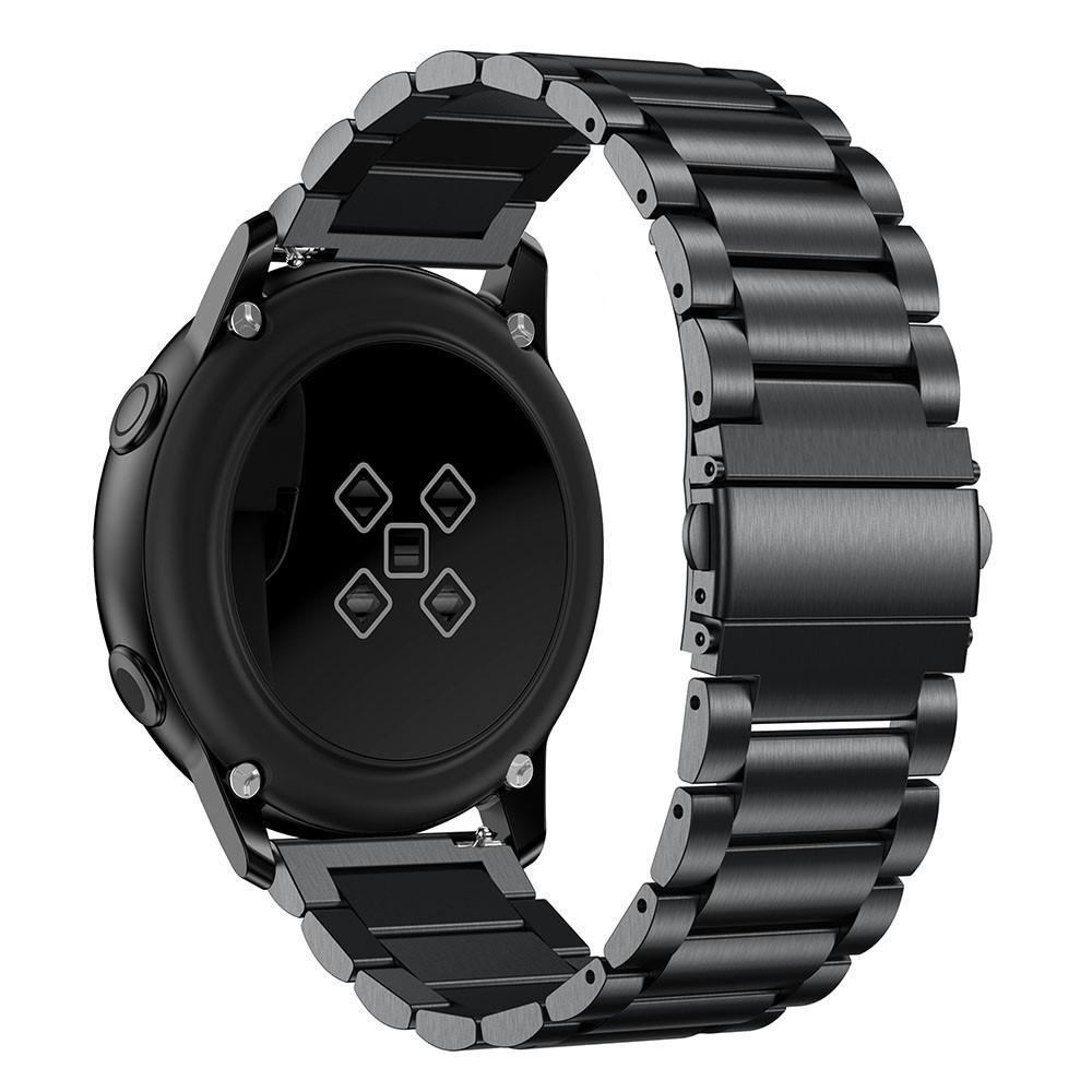 Samsung Galaxy Watch Active Stilrent länkarmband i metall, Svart