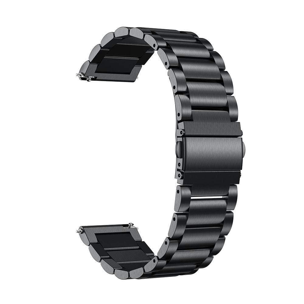 Samsung Galaxy Watch Active Stilrent länkarmband i metall, Svart