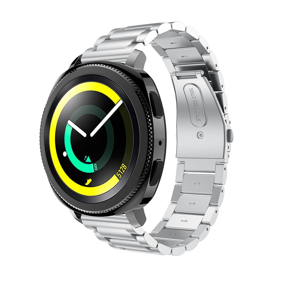 Samsung Gear Sport Stilrent länkarmband i metall, silver