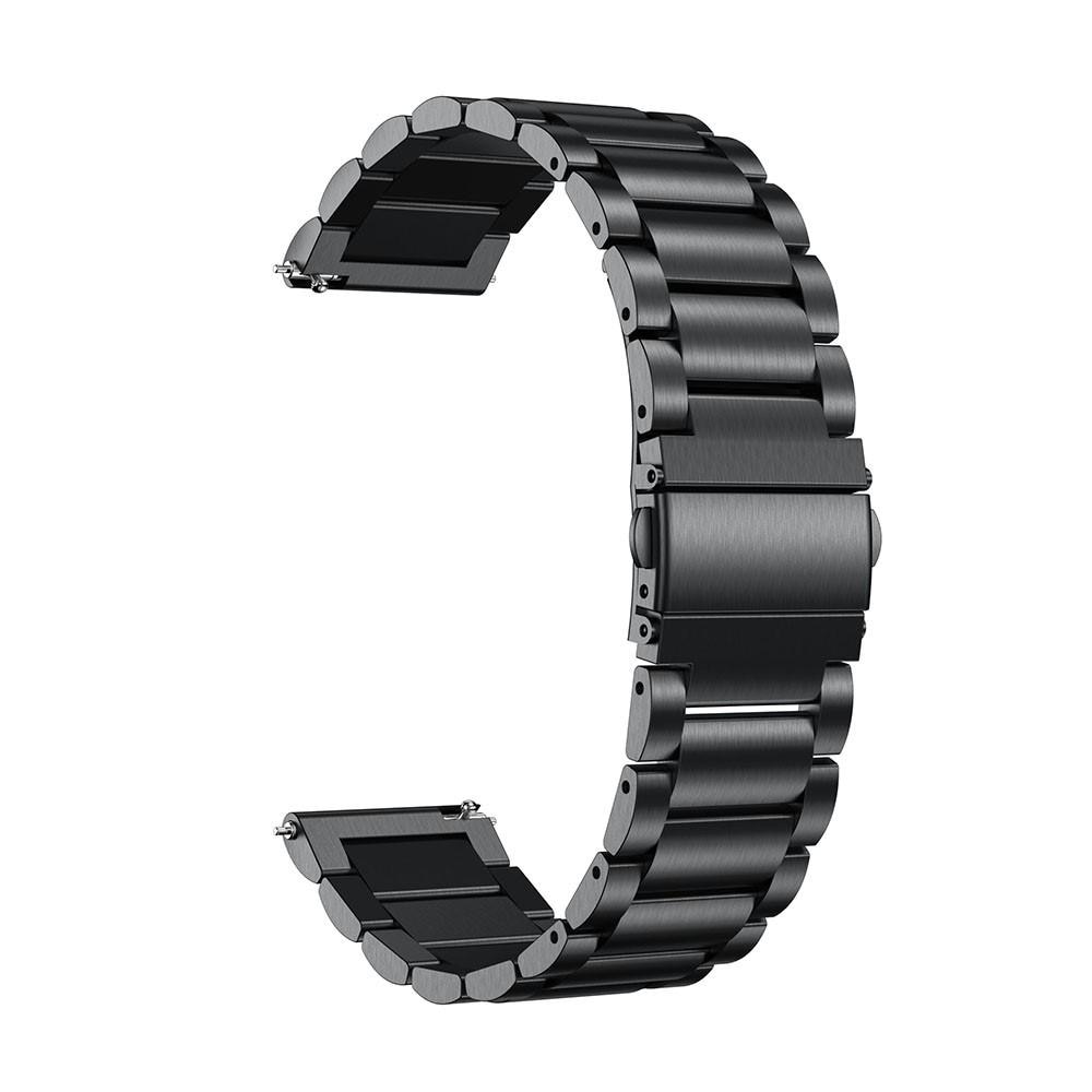 Samsung Gear Sport Stilrent länkarmband i metall, svart
