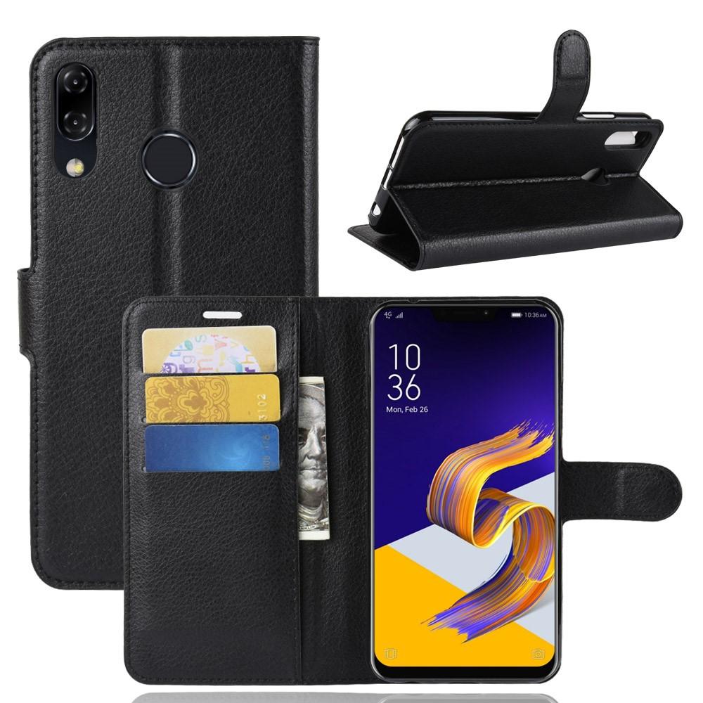 Asus ZenFone 5Z/ZenFone 5 Enkelt mobilfodral, Svart