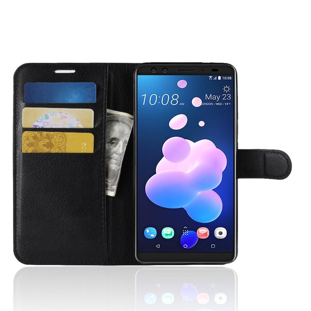HTC U12+ Enkelt mobilfodral, Svart