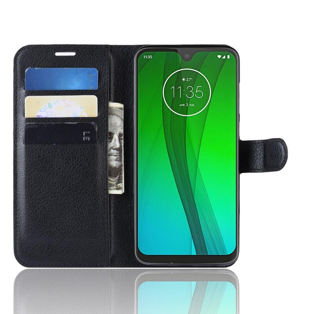 Motorola Moto G7 Plus/Moto G7 Enkelt mobilfodral, Svart