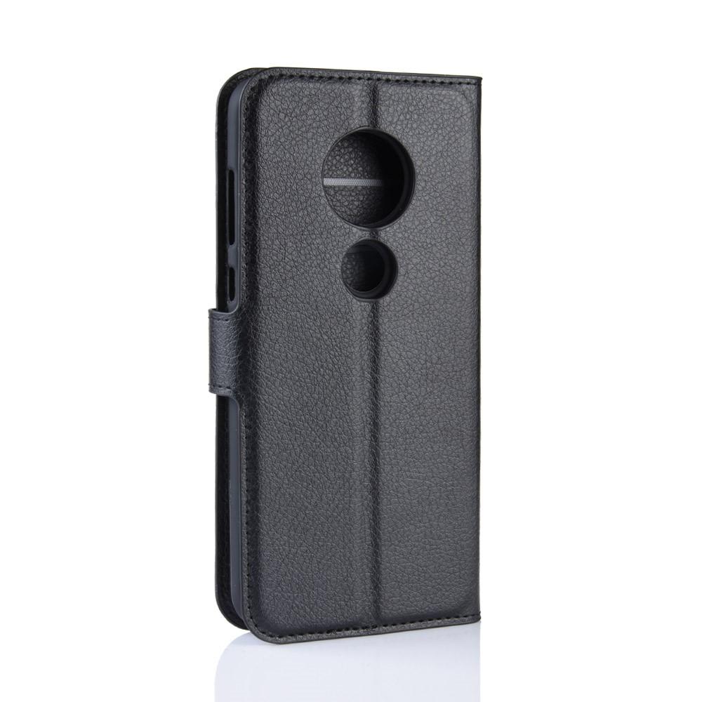 Motorola Moto G7 Plus/Moto G7 Enkelt mobilfodral, Svart