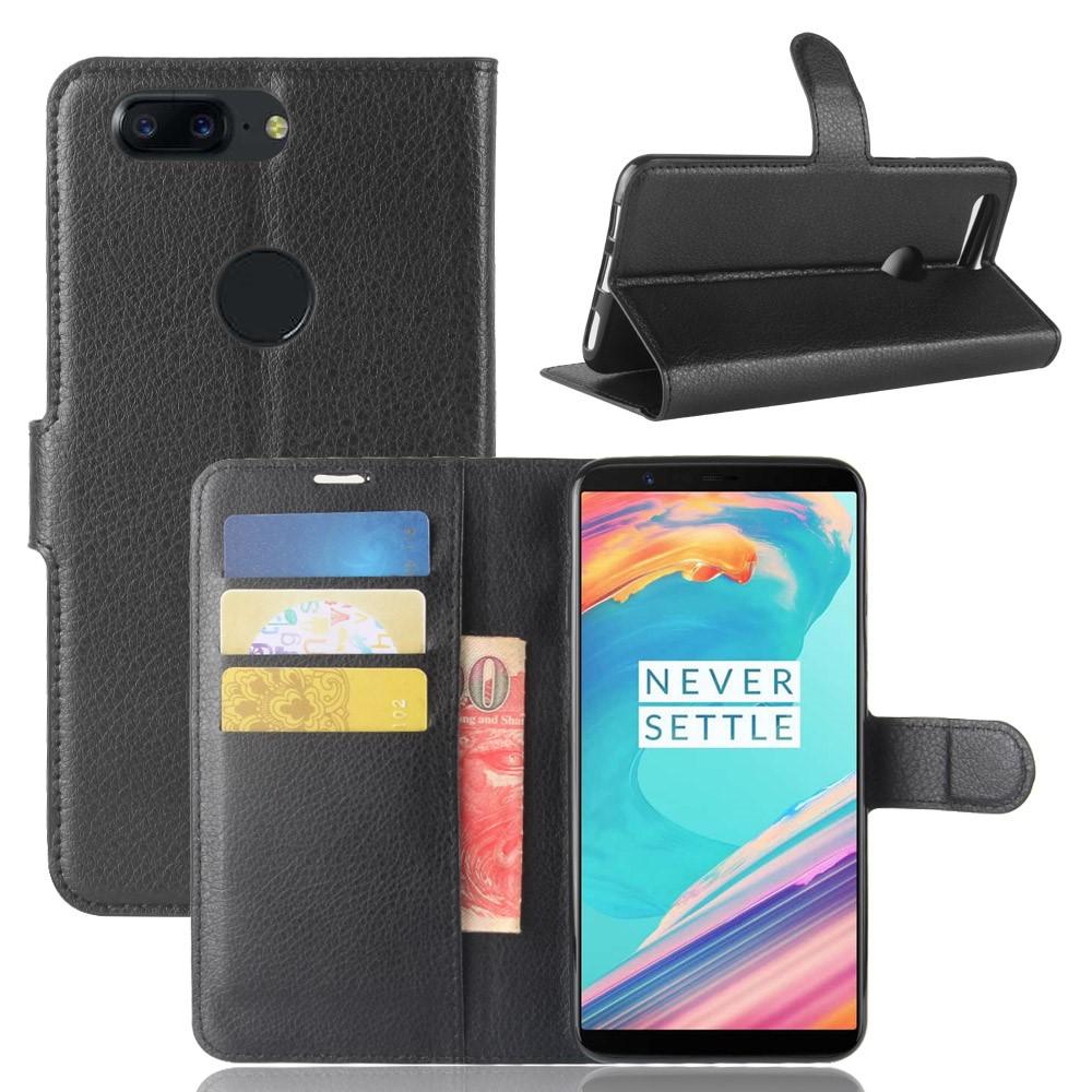 OnePlus 5T Enkelt mobilfodral, svart