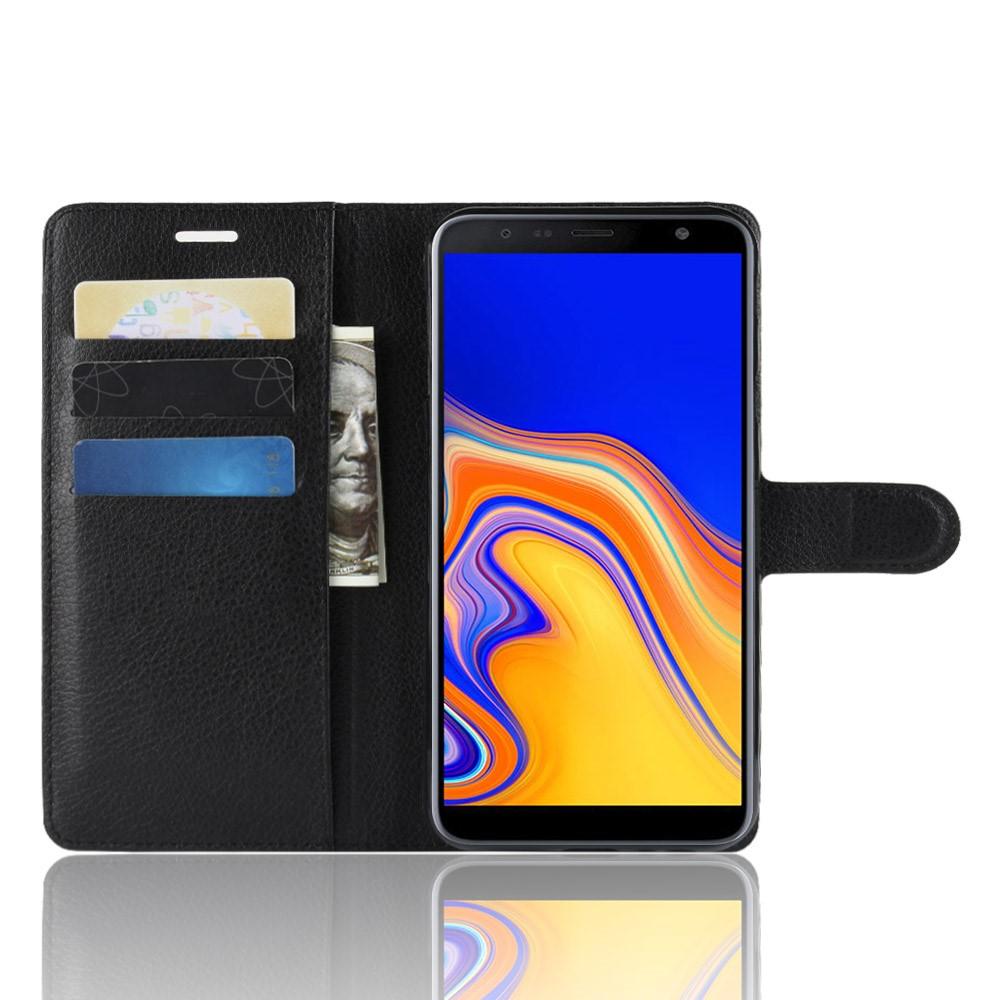 Samsung Galaxy J4 Plus 2018 Enkelt mobilfodral, svart