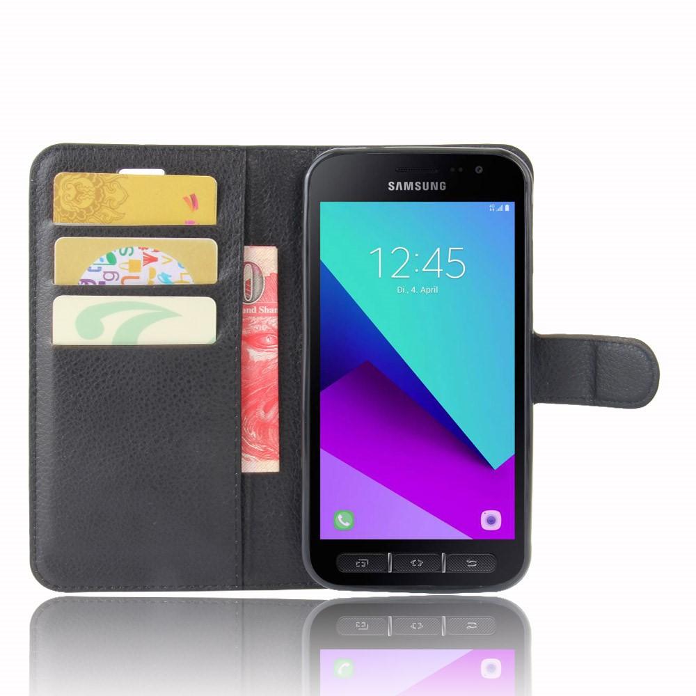 Samsung Galaxy Xcover 4/4s Enkelt mobilfodral, svart