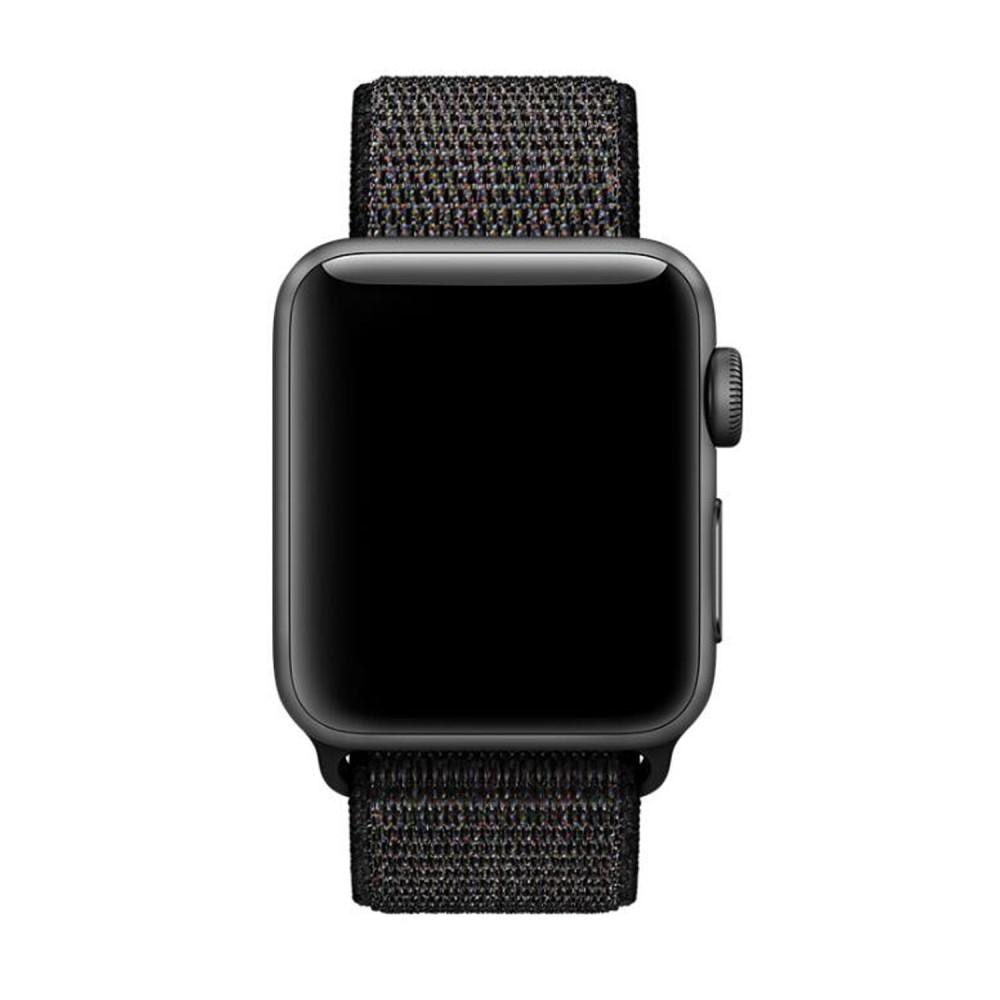 Apple Watch 38mm Armband i nylon, svart