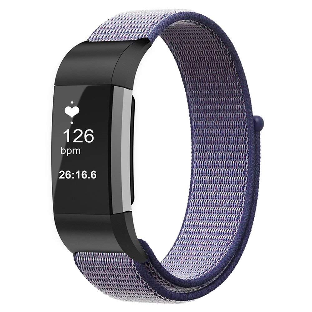 Fitbit Charge 3/4 Armband i nylon, blå