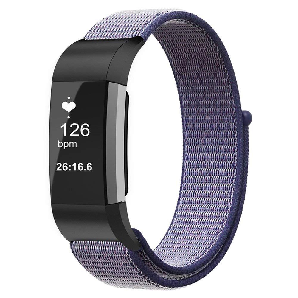 Fitbit Charge 3/Charge 4 Armband i nylon, Blå