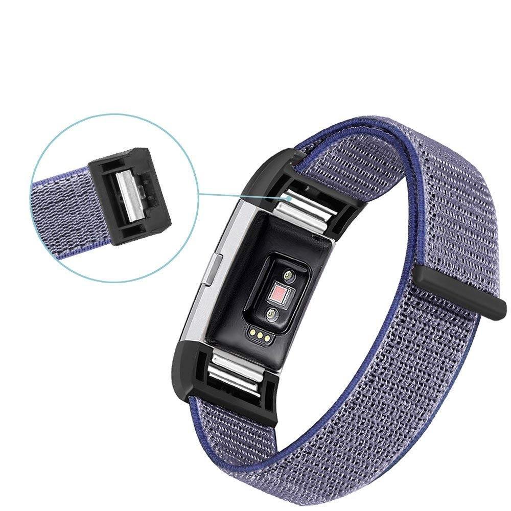 Fitbit Charge 3/Charge 4 Armband i nylon, Blå