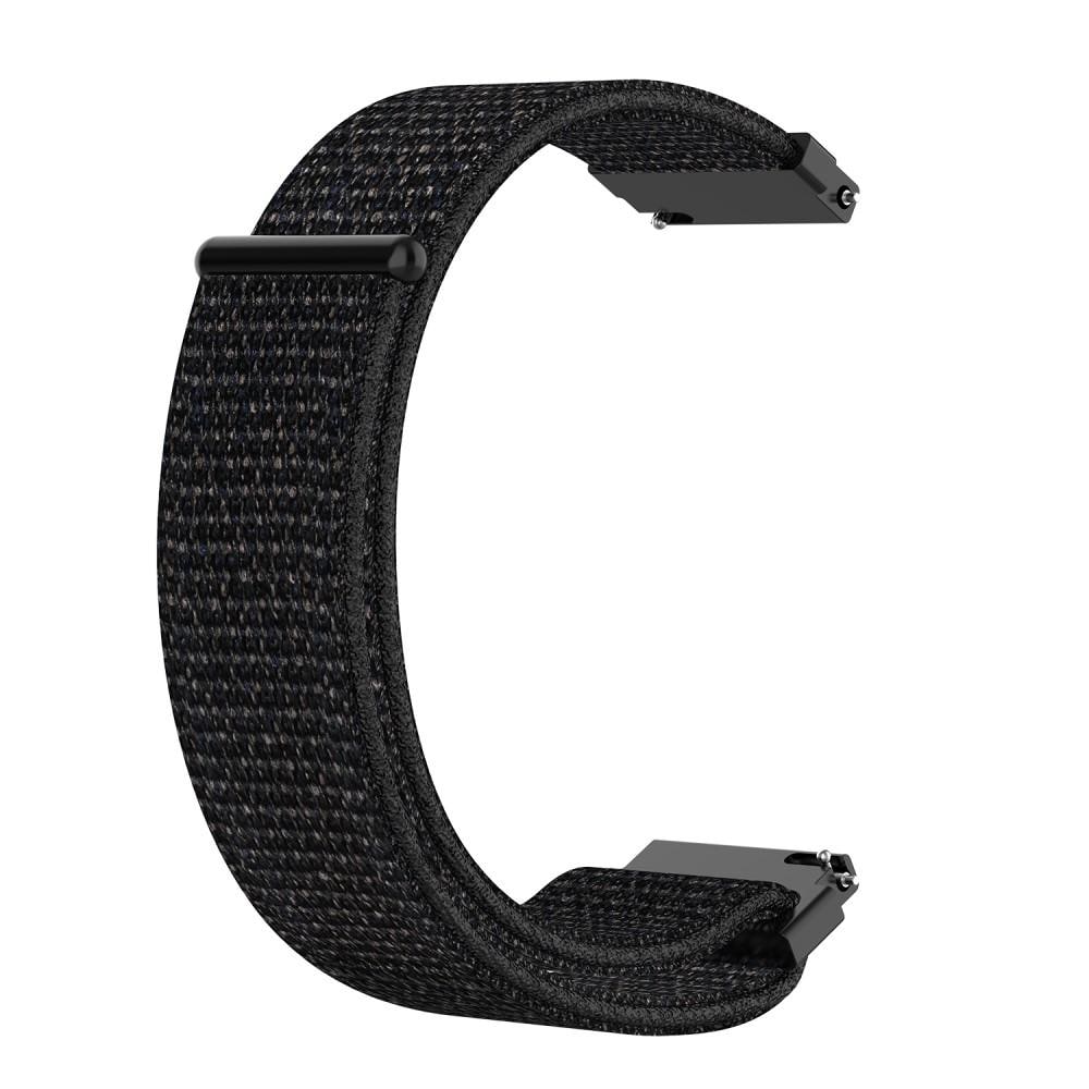 Samsung Galaxy Watch 42mm Armband i nylon, Svart