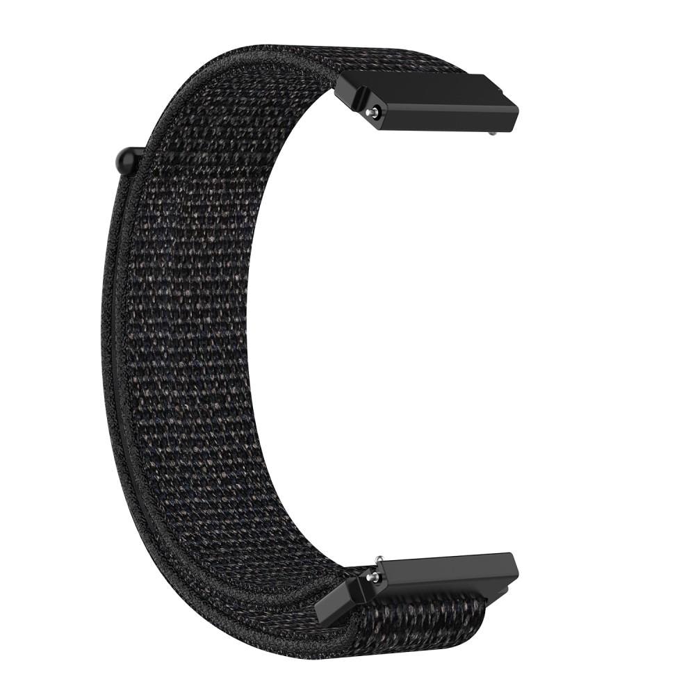 Samsung Galaxy Watch 42mm Armband i nylon, Svart