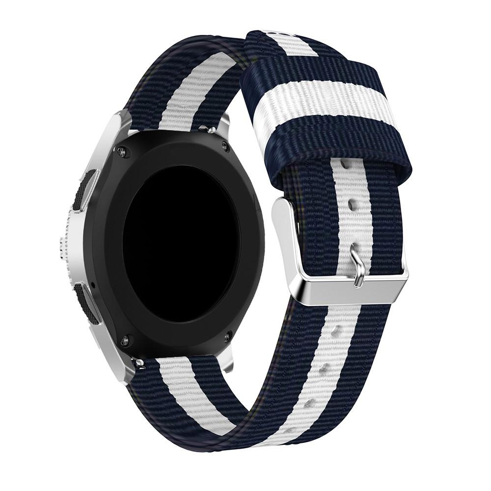 Huawei Watch GT 4 46mm Armband i nylon, blå/vit
